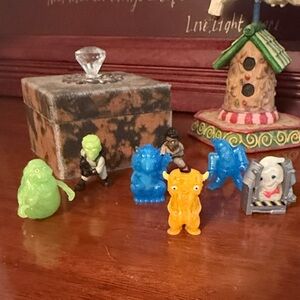 Colorful Monster Figurine Set